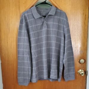 Van Heusen Men's Long Sleeve Polo Top